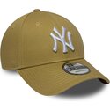 kapa-zaobljena-kaki-podesiv-9forty-league-essential-new-york-yankees-mlb-new-era