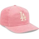 kapa-zaobljena-ruzicasta-podesiv-19twenty-precurved-corduroy-pastel-los-angeles-dodgers-mlb-new-era