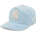 kapa-zaobljena-plava-podesiv-19twenty-precurved-corduroy-pastel-new-york-yankees-mlb-new-era