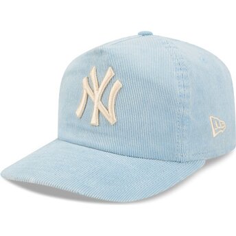 Kapa zaobljena plava podesiv 19TWENTY Precurved Corduroy Pastel New York Yankees MLB New Era