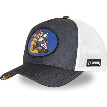 Kapa zaobljena mornarsko plava snapback SMK4 MAR Bros. Mario Super Mario Bros. Capslab