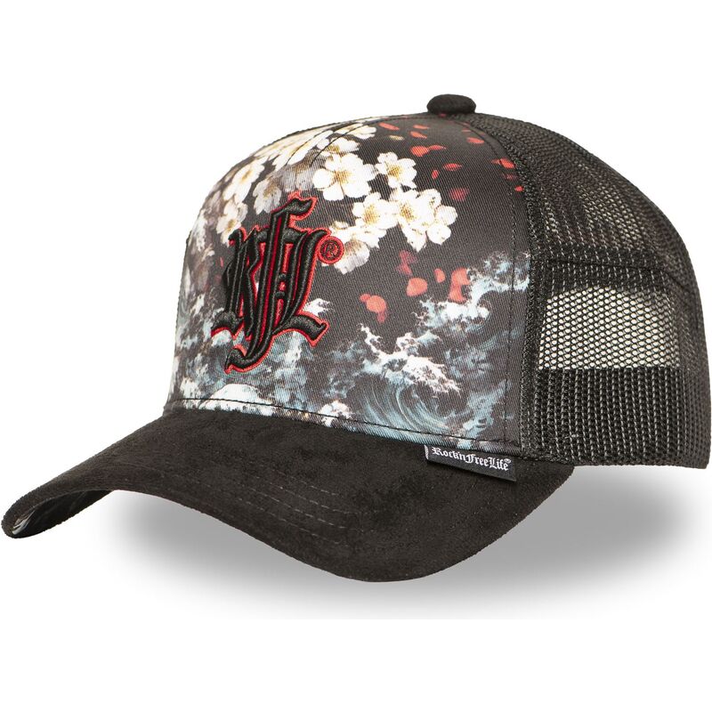 kapa-zaobljena-crna-snapback-n274-sakura-wave-rocknfreelife