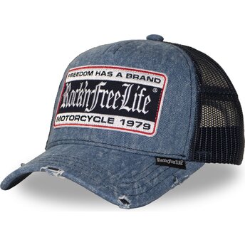 Kapa zaobljena plava snapback N°264 Always Rock’nFreeLife