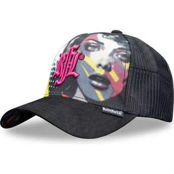 Kapa zaobljena crna snapback N°246 Move The City Rock’nFreeLife