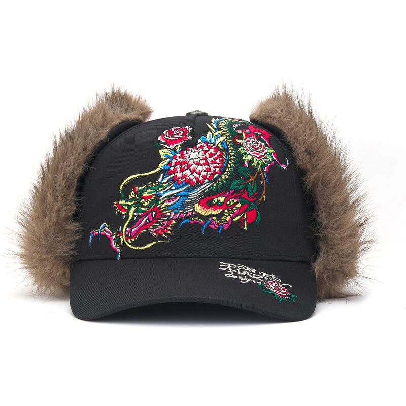kapa-zaobljena-crna-prilagodena-crawling-trapper-ed-hardy