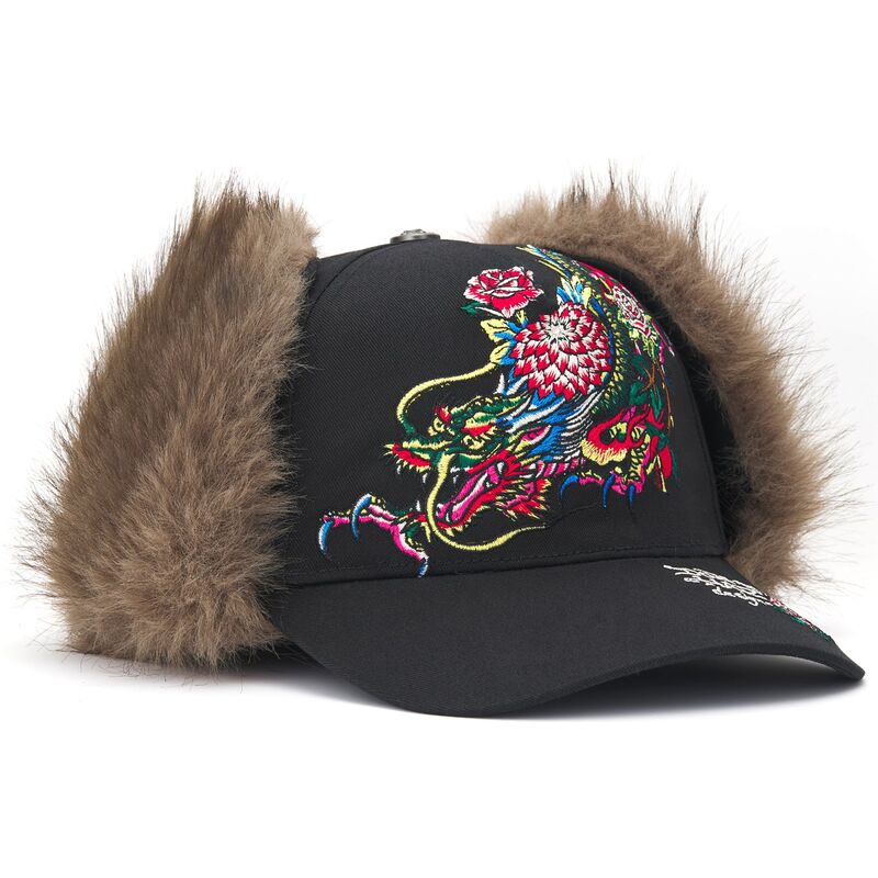 kapa-zaobljena-crna-prilagodena-crawling-trapper-ed-hardy