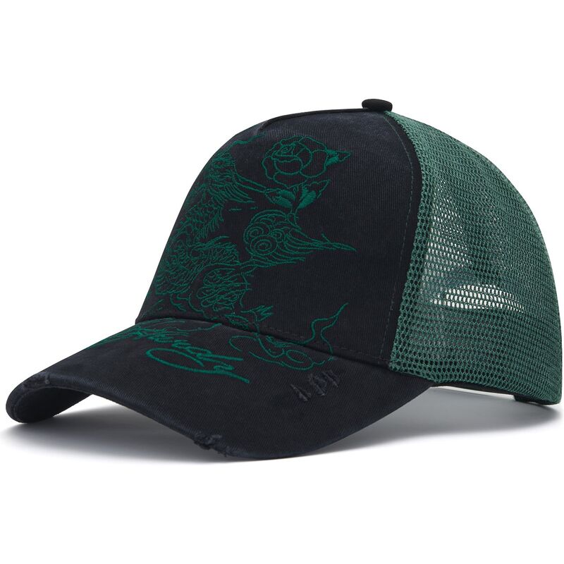 kapa-zaobljena-crna-snapback-outline-distressed-ed-hardy