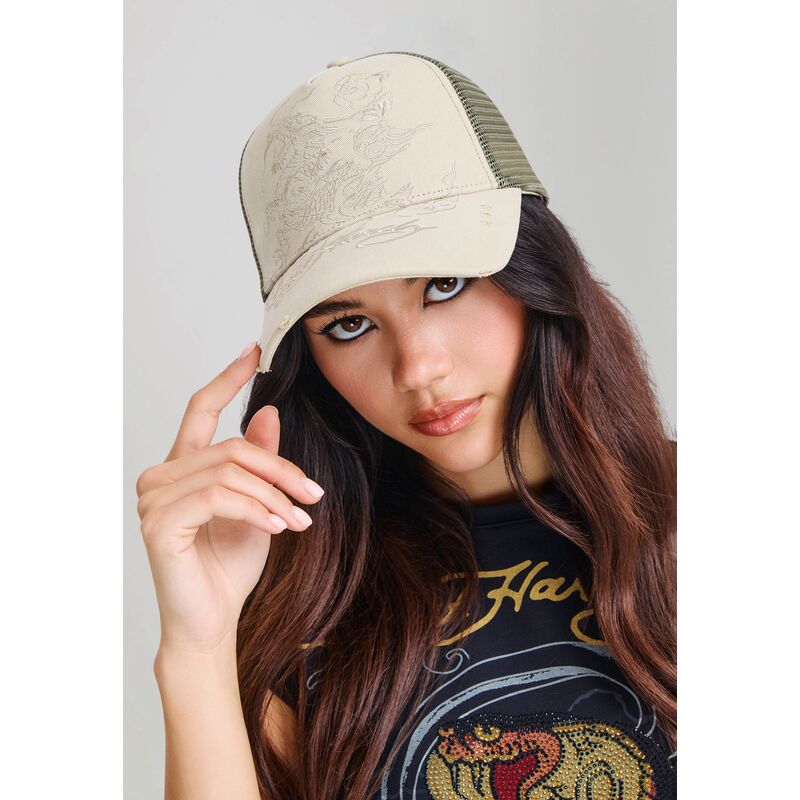 kapa-zaobljena-kaki-snapback-outline-ed-hardy