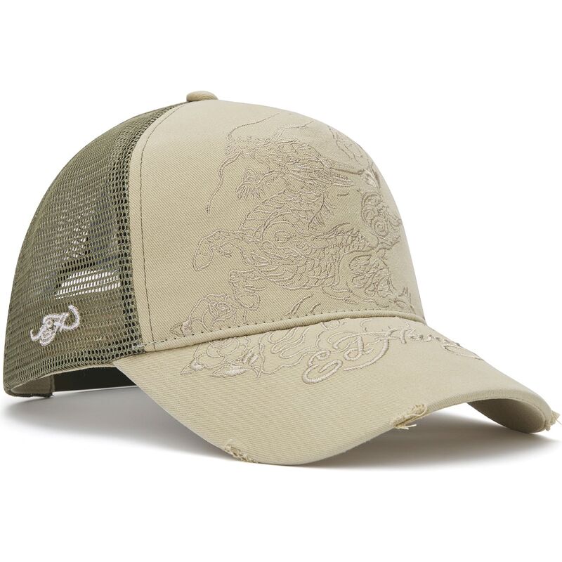 kapa-zaobljena-kaki-snapback-outline-ed-hardy