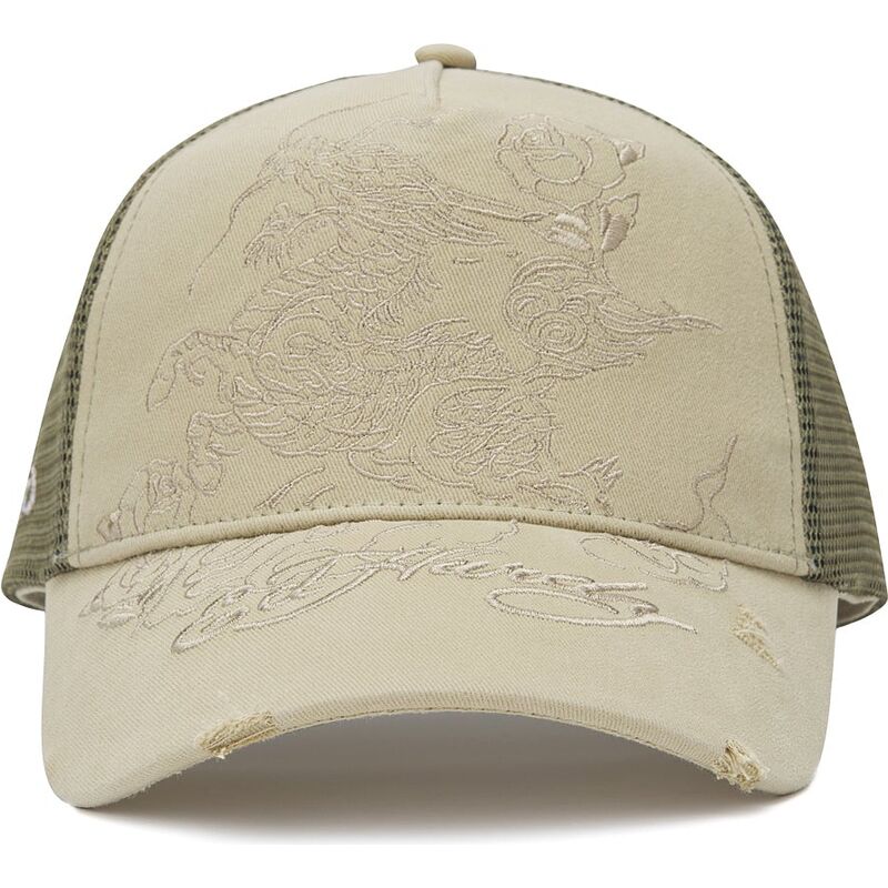 kapa-zaobljena-kaki-snapback-outline-ed-hardy