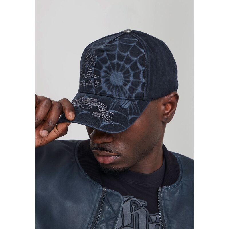 kapa-zaobljena-crna-snapback-spiderweb-ed-hardy