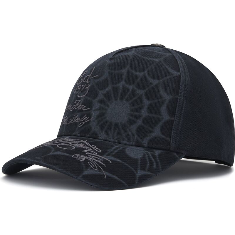 kapa-zaobljena-crna-snapback-spiderweb-ed-hardy