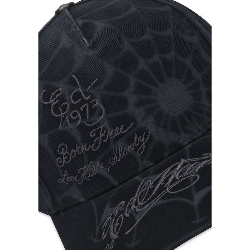 kapa-zaobljena-crna-snapback-spiderweb-ed-hardy