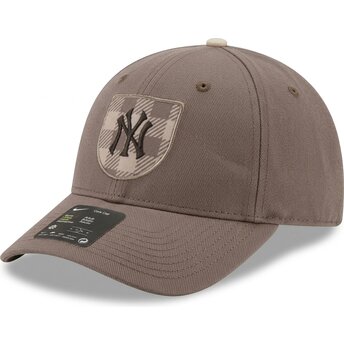 Kapa zaobljena smeđa snapback Dri-Fit Rise Structured New York Yankees MLB Nike