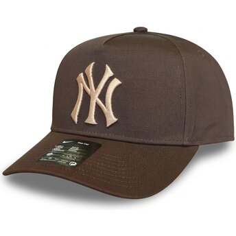 Kapa zaobljena smeđa snapback Rise Structured A-Frame26 New York Yankees MLB Nike