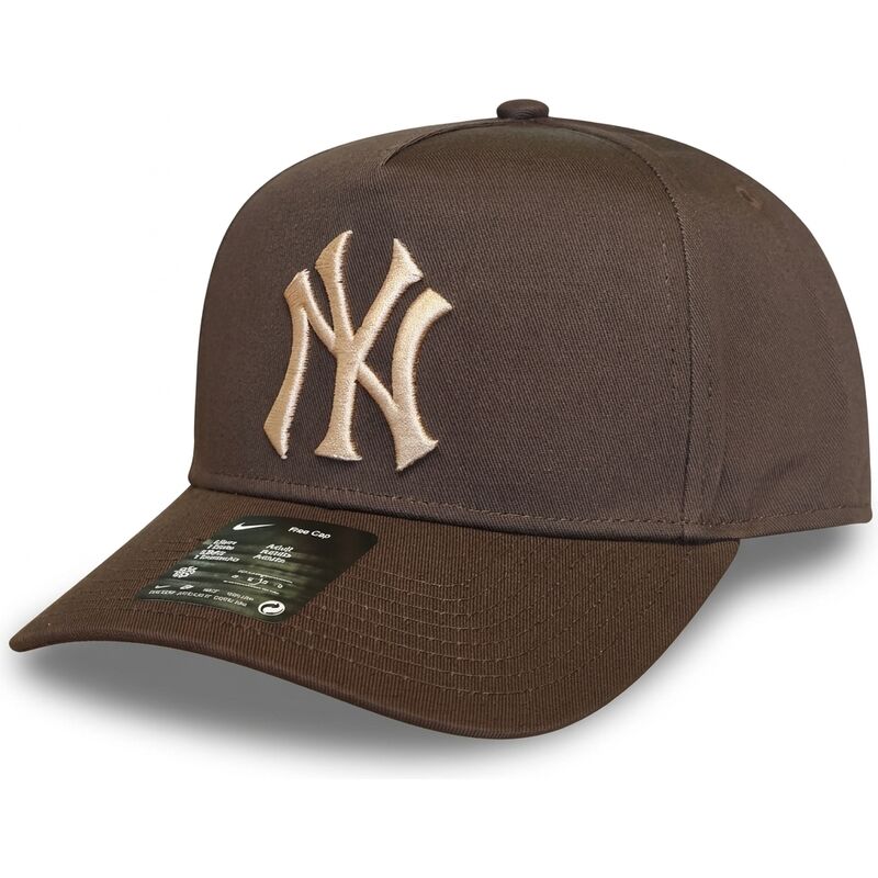 kapa-zaobljena-smeda-snapback-rise-structured-a-frame26-new-york-yankees-mlb-nike