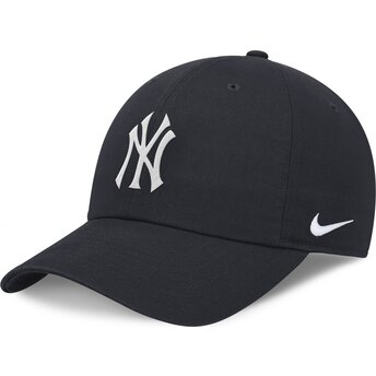 Kapa zaobljena mornarsko plava podesiv Club Unstructured Organic Cotton New York Yankees MLB Nike