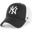 kapa-zaobljena-crna-snapback-new-york-yankees-mlb-47-brand