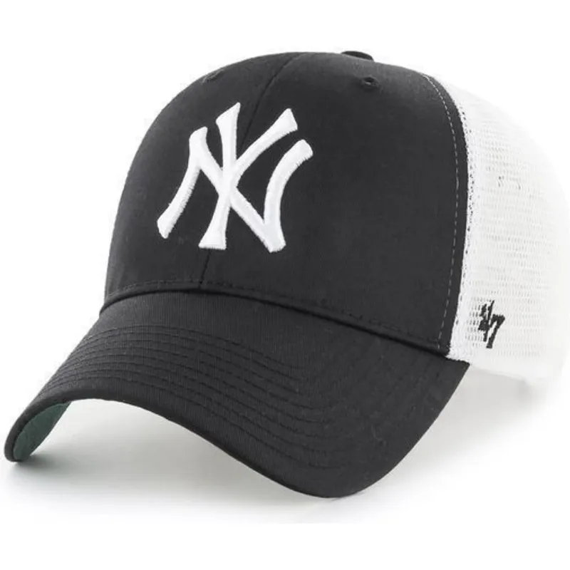 kapa-zaobljena-crna-snapback-new-york-yankees-mlb-47-brand