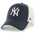 kapa-zaobljena-mornarsko-plava-snapback-new-york-yankees-mlb-47-brand