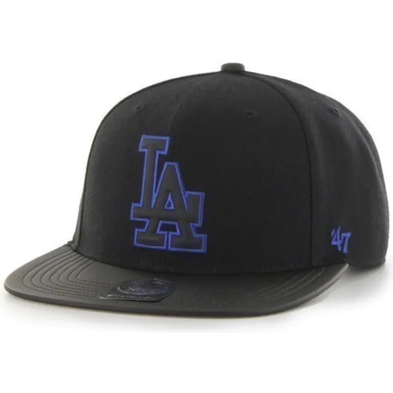 kapa-ravna-crna-snapback-los-angeles-dodgers-mlb-47-brand