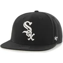 kapa-ravna-crna-snapback-chicago-white-sox-mlb-47-brand