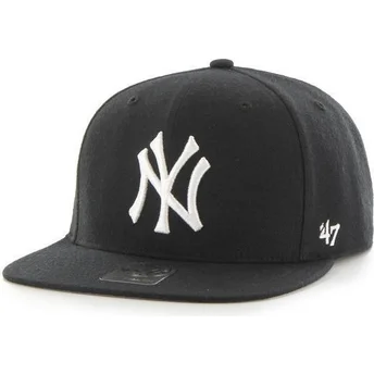 Kapa ravna crna snapback New York Yankees MLB 47 Brand