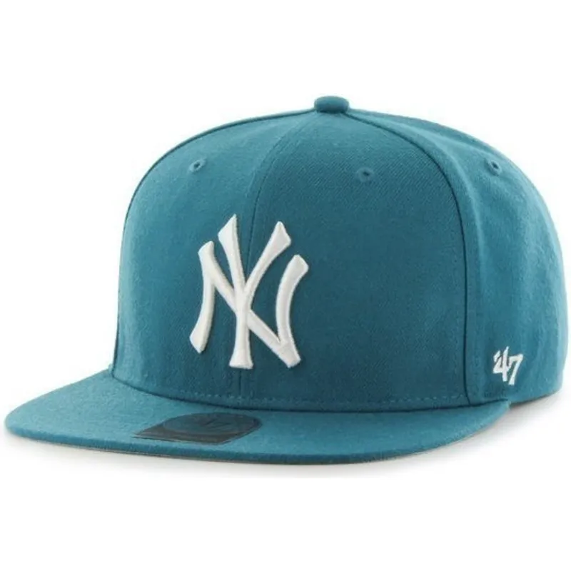 kapa-ravna-zelena-snapback-new-york-yankees-mlb-47-brand