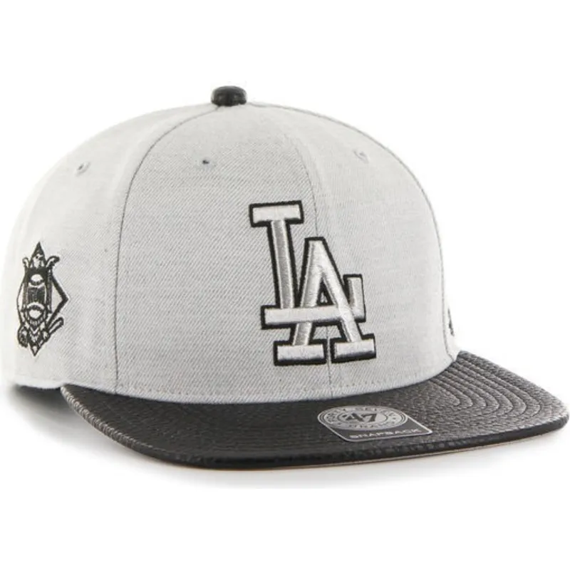 kapa-ravna-siva-snapback-lateral-los-angeles-dodgers-mlb-47-brand