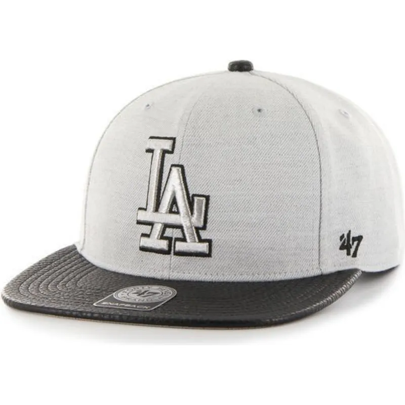 kapa-ravna-siva-snapback-lateral-los-angeles-dodgers-mlb-47-brand