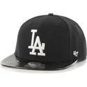 kapa-ravna-crna-snapback-brillante-los-angeles-dodgers-mlb-47-brand