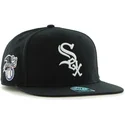 kapa-ravna-crna-snapback-lateral-chicago-white-sox-mlb-47-brand