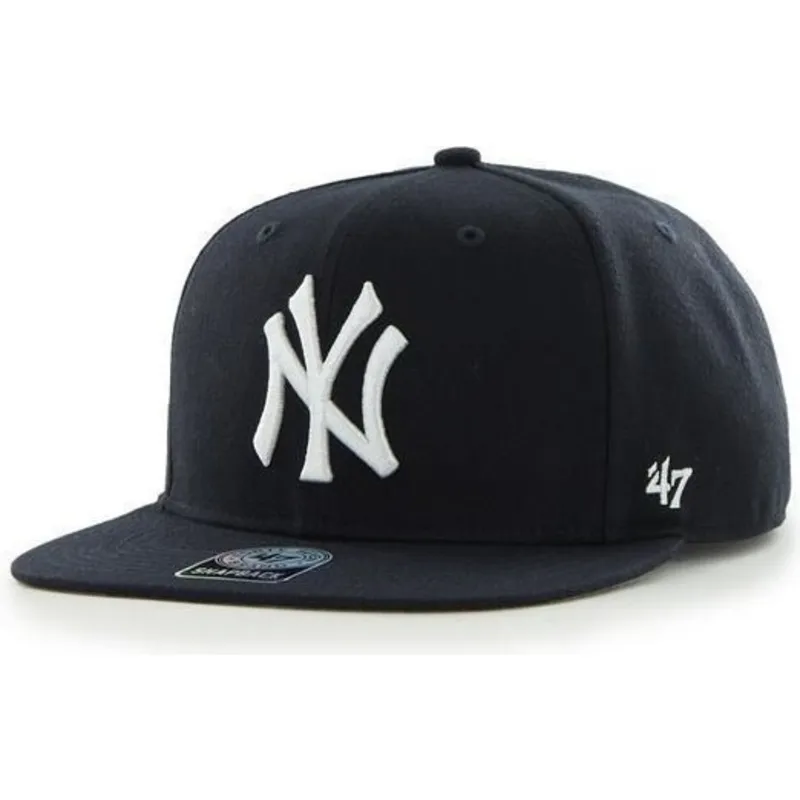 kapa-ravna-mornarsko-plava-snapback-lateral-new-york-yankees-mlb-47-brand