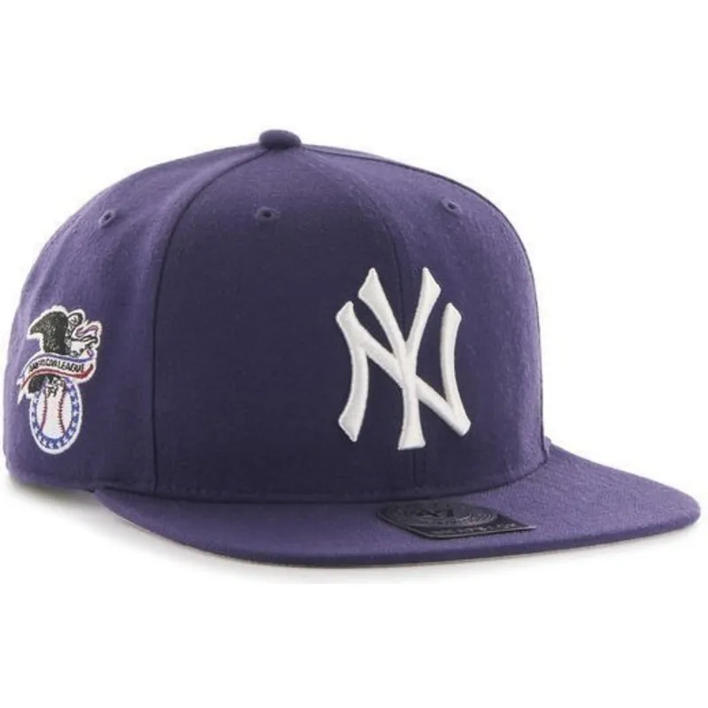 kapa-ravna-ljubicasta-snapback-lisa-lateral-new-york-yankees-mlb-47-brand