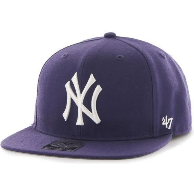 kapa-ravna-ljubicasta-snapback-lateral-new-york-yankees-mlb-47-brand kapa-ravna-ljubicasta-snapback-lateral-new-york-yankees-mlb-47-brand