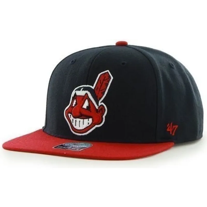 kapa-ravna-mornarsko-plava-snapback-antiguo-cleveland-indians-mlb-47-brand kapa-ravna-mornarsko-plava-snapback-antiguo-cleveland-indians-mlb-47-brand
