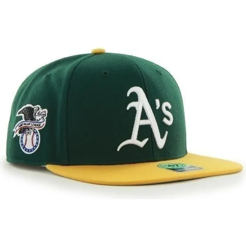 cap-ravna-green-snapback-lisa-lateral-oakland-athletics-mlb-47-brand