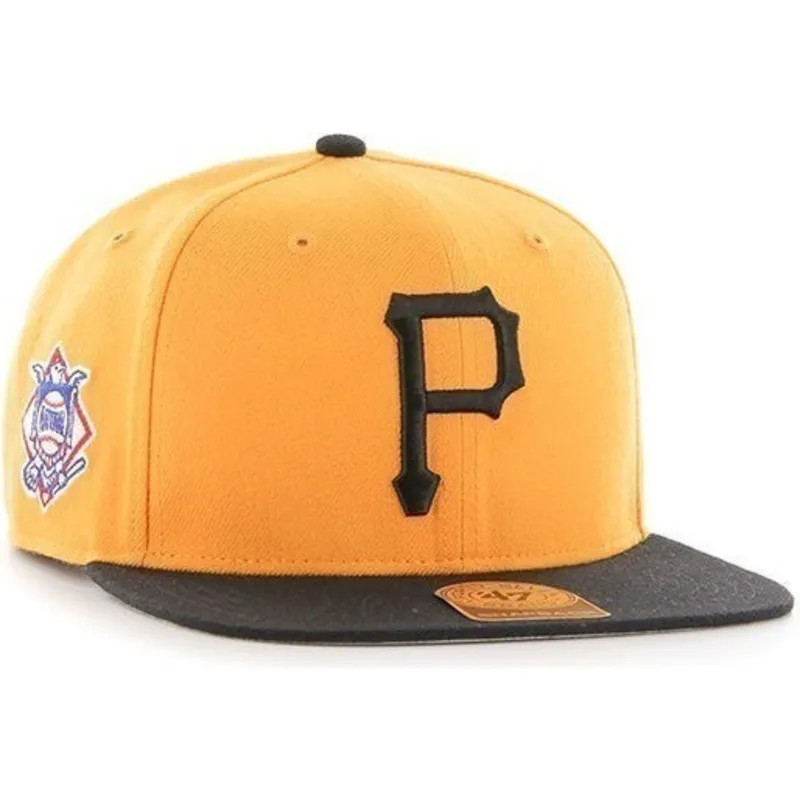 kapa-ravna-zuta-snapback-leteral-pittsburgh-pirates-mlb-47-brand