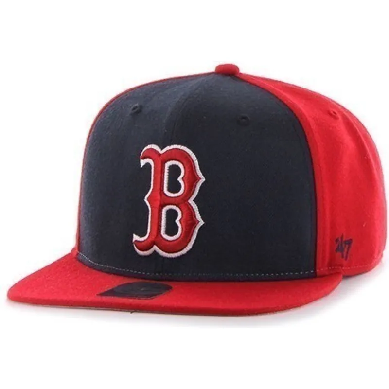 kapa-ravna-crvena-snapback-lateral-boston-red-sox-mlb-47-brand