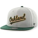 kapa-ravna-siva-snapback-lateral-oakland-athletics-mlb-47-brand