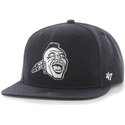 47-brand-flat-brim-side-logo-mlb-atlanta-braves-navy-blue-snapback-cap