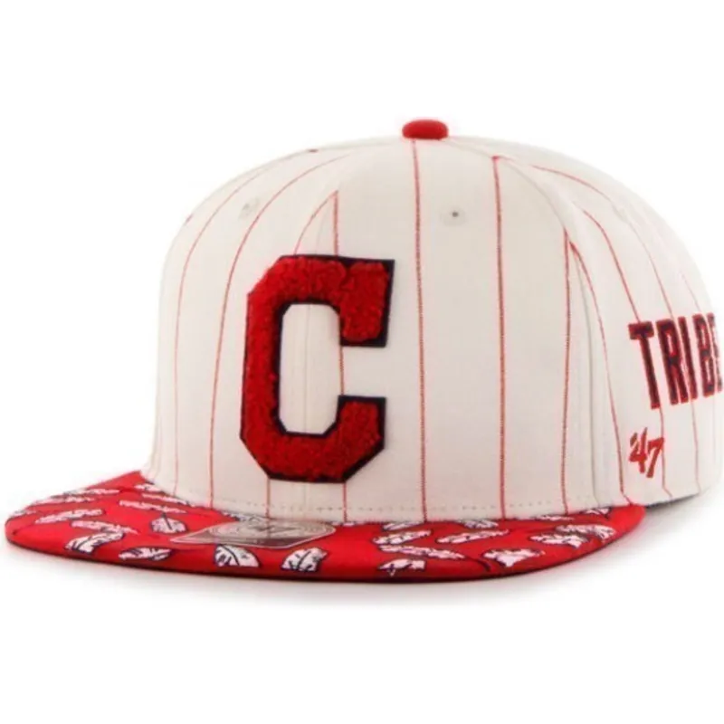 kapa-ravna-krem-snapback-franjas-laterales-cleveland-indians-mlb-47-brand