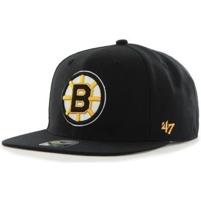 kapa-ravna-crna-snapback-boston-bruins-nhl-47-brand