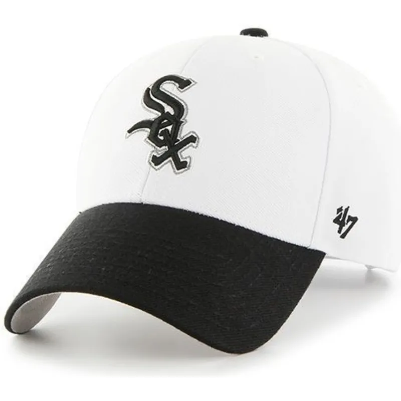 kapa-zaobljena-bijela-podesiv-chicago-white-sox-mlb-47-brand