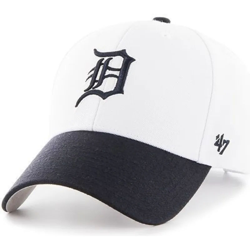 kapa-zaobljena-bijela-podesiv-detroit-tigers-mlb-47-brand