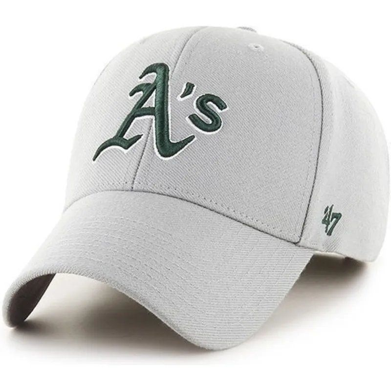 kapa-zaobljena-siva-podesiv-oakland-athletics-mlb-47-brand