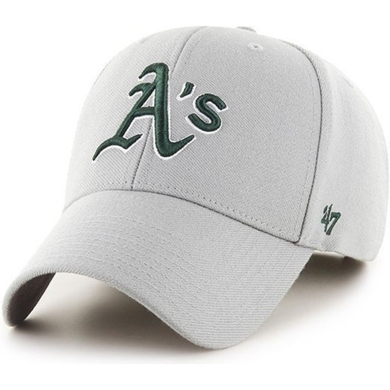 47-brand-curved-brim-mlb-oakland-athletics-smooth-grey-cap