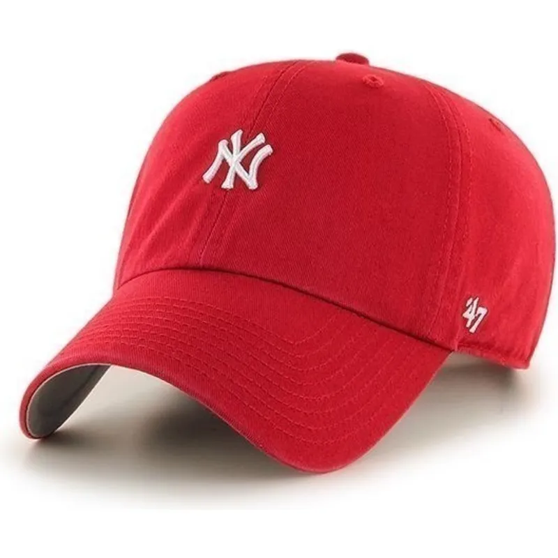 kapa-zaobljena-crvena-podesiv-new-york-yankees-mlb-47-brand