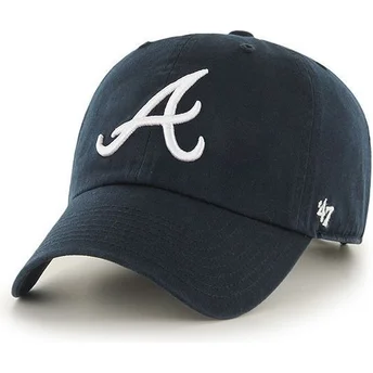 kapa-zaobljena-mornarsko-plava-podesiv-atlanta-braves-mlb-47-brand