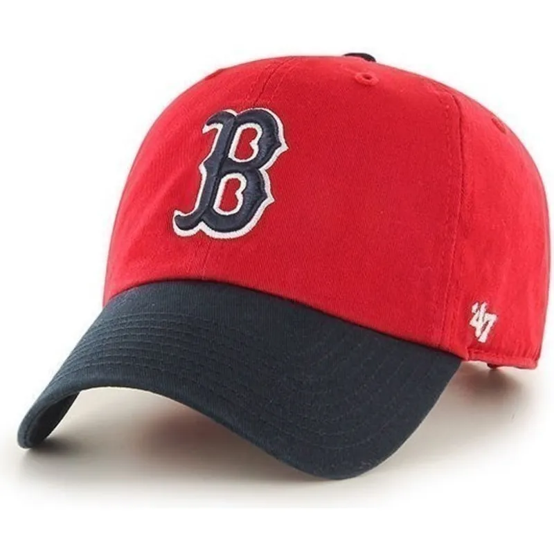kapa-zaobljena-crvena-podesiv-boston-red-sox-mlb-47-brand